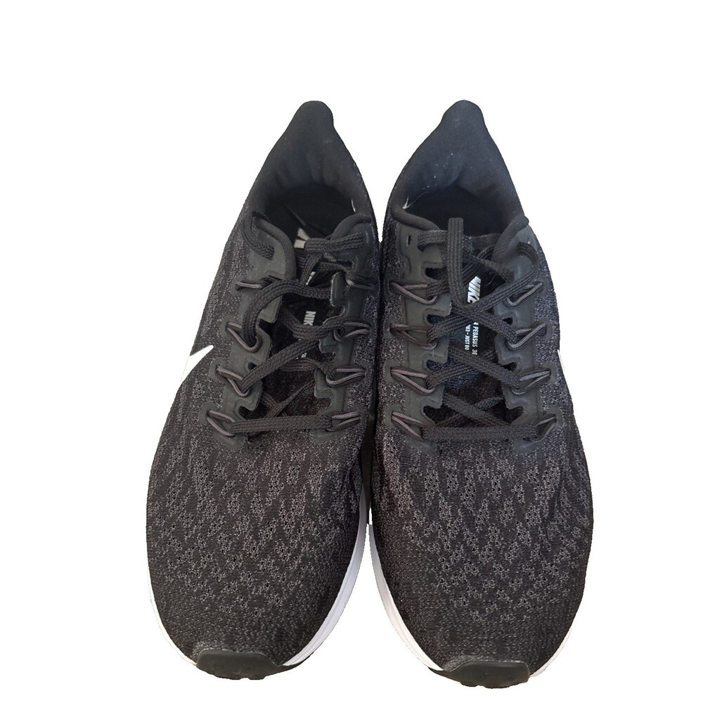 Nike Air Zoom Pegasus 36 Women 9.5 Black White Running Tennis Shoes BV1777-004